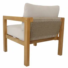 Dolce Single-Seater Acacia Wood Outdoor Sofa (63 x 73 x 71 cm)