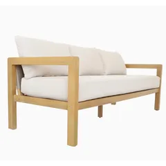 Dolce Acacia Wood 3-Seater Outdoor Sofa (63 x 73 x 194 cm)