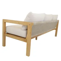 Dolce Acacia Wood 3-Seater Outdoor Sofa (63 x 73 x 194 cm)