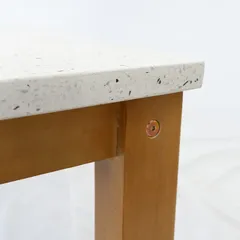 Dolce Acacia Wood Coffee Table W/Terrazzo Top (60 x 46 x 139 cm)