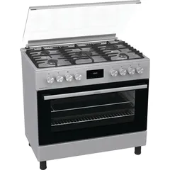 Gorenje Freestanding 5-Burner Gas Cooker W/Electric Oven, GK9C40X (90 x 60 cm)