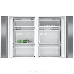 Siemens Freestanding French Door Fridge Freezer, KF96NAXEAG (605 L)