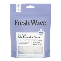 Fresh Wave Plant-Based Odor Removing Pack, 55 (Assorted colors/scents, 102 g, 6 Pc.)