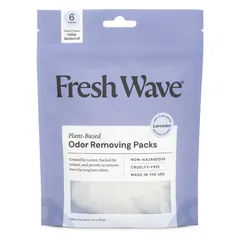 Fresh Wave Plant-Based Odor Removing Pack, 118 (Assorted colors/scents, 102 g, 6 Pc.)