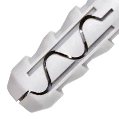 Diall Nylon & Steel Multi-Purpose Screw & Wall Plug Pack (Dia. 0.6 x L. 3 cm, 50 Pc.)