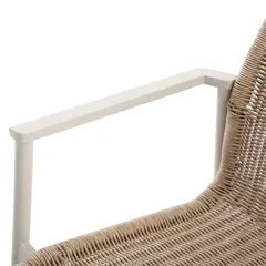 Monolith Aluminum Wicker Dining Chair (67 x 63 x 85 cm)