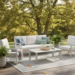 Siena 5-Seater Aluminum Outdoor Sofa Set (175 x 69 x 70 cm)