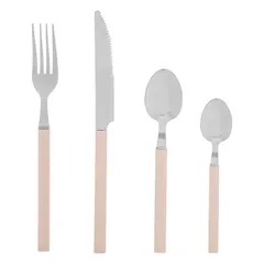 SG Indonesia Stainless Steel Cutlery Set (Beige, 24 Pc.)