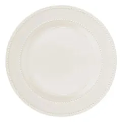 SG Lily Porcelain Dinner Plate (27 x 2.6 cm, White)