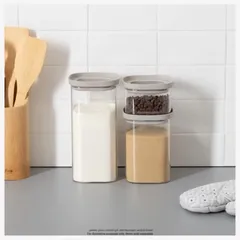 5Five Hermet Glass & Silicone Jar (2L, Transparent)