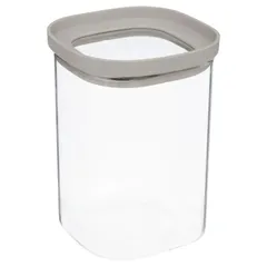 مرطبان زجاج سيليكون 5فايف هيرميت (1 لتر، بيج)