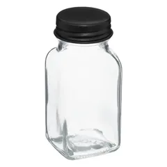 5Five Metal Spice Rack With Jars (10 Pc, Black)