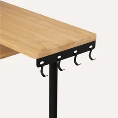 5Five Kitchen Shelf Corner (3 Tier, Beige)