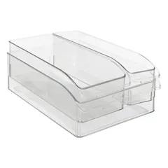 5Five PET Smart Fridge Organizer Set (3 Pc, 21 x 30.5 x 9 cm)