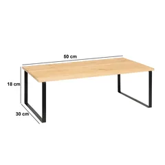 5Five Ordera 2-Level Kitchen Corner Shelf (50 x 30 x 18 cm, Beige & Black)