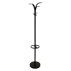 5Five Strongy Coat Rack with 8 Metal Hooks (32 x 175.2 cm, Black)