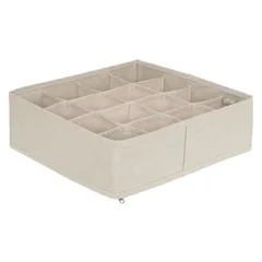 5Five Laundry Draw Organiser 16 Compartments (Beige)