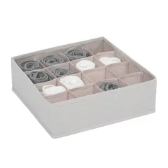 5Five Laundry Draw Organiser 16 Compartments (Beige)