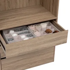 5Five Laundry Draw Organiser 16 Compartments (Beige)