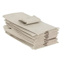 5Five Hanging Cloth Shoe Rack (10 Pair, Beige)