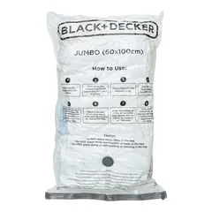 Black+Decker Vacuum Storage Bag Pack (60 x 100 cm, Extra Large, 3 Pc.)