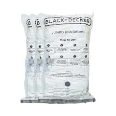 Black+Decker Vacuum Storage Bag Pack (60 x 100 cm, Extra Large, 3 Pc.)