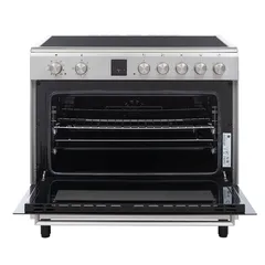 Hoover Freestanding 5 Cooking Zone Fully Electric Ceramic Cooker W/ Multifunction Oven & Grill, HVC-V95E-S (60 x 95 x 90 cm, 112 L)