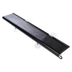 LP Car Roller Sun Shades (Black, Medium)