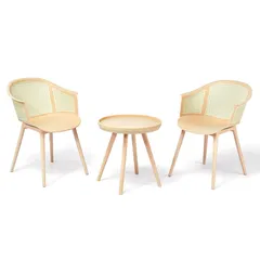 Rio Injected Plastic Bistro Set (Orange, 59 x 60 x 78 cm, 3 Pc.)