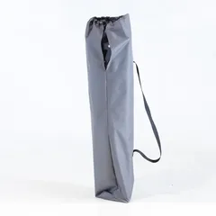 كرسي تخييم بأربعة أوضاع مع مسند ذراع خشبي (رمادي، 74 × 59.5 × 98 سم)