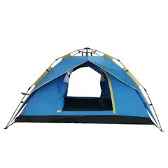 خيمة أوتوماتيكية سعة 3 أشخاص مارلز (أزرق، 2.10 × 2.10 × 1.30 متر)