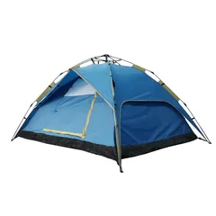 خيمة أوتوماتيكية سعة 4 أشخاص مارلز (أزرق، 2.10 × 2.40 × 1.30 متر)