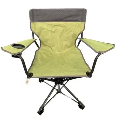 Goleader Foldable Revolver Camping Chair (Grey, 53 x 84 x 89 cm)