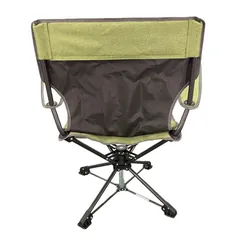 Goleader Foldable Revolver Camping Chair (Grey, 53 x 84 x 89 cm)
