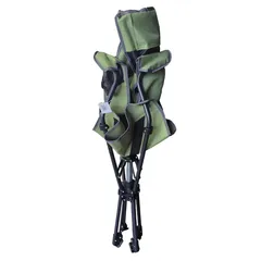 Goleader Foldable Revolver Camping Chair (Grey, 53 x 84 x 89 cm)