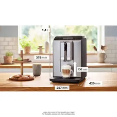 ماكينة قهوة بوش سيريز 2 فيرو كافيه أوتوماتيكية بخزان ماء قابل للفك TIG20301 (1.4 لتر)