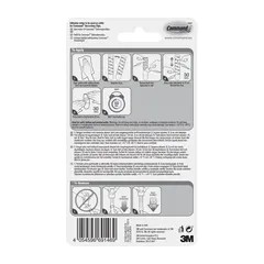 3M Command Clear Refill Strips Pack (Mini, 40 Pc.)