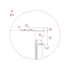 Teka No Frost Built-In Refrigerator, RSL 73380 ME (281 L)