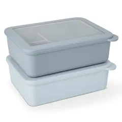 Core Kitchen 3-Compartments Food Container W/Quick Seal Lid Pack (2 Pc.)