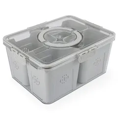 Core Kitchen 5-Compartments Draining Container (Moonstone)