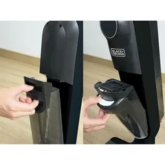 Black+Decker Cordless Wet & Dry Upright Vacuum Mop, VW216BR-B5 (500 ml, 1200 W)