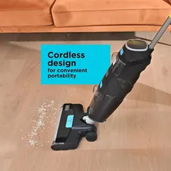 Black+Decker Cordless Wet & Dry Upright Vacuum Mop, VW252BR-B5 (650 ml, ‎25.2 V)
