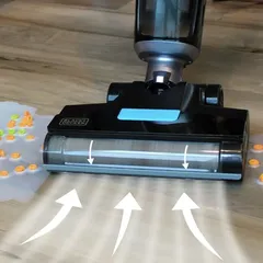 Black+Decker Cordless Wet & Dry Upright Vacuum Mop, VW252BR-B5 (650 ml, ‎25.2 V)