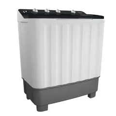 Hitachi Freestanding 12 Kg Top Loading Twin Tub Semi-Automatic Washing Machine, LTT 12JWT MRG (1350 RPM)