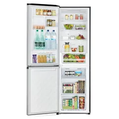 Hitachi Bottom Freezer Refrigerator, RBG410PUK6X4GBK (410 L, Glass Black)