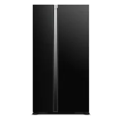 Hitachi Freestanding Side by Side Refrigerator, RS700PUK04GBK (700 L, Black)