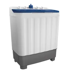 Hitachi Freestanding 8 Kg Top Load Semi-Automatic Twin Tub Washing Machine, LTT08JWTPFB (1350 RPM)