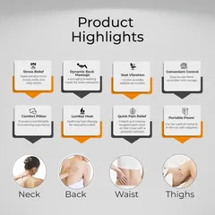 Zero Lumboluxe Mobile Backrest Massager
