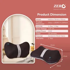 Zero Mellow Shiatsu Massage Pillow
