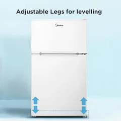 Midea Top Mount Refrigerator, MDRT134FGE01AE (134 L, White)